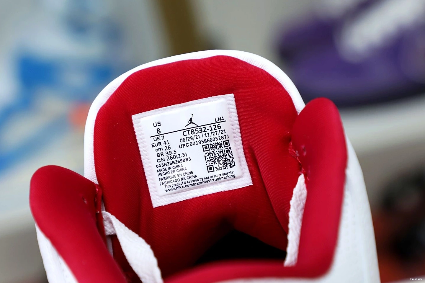  Cardinal Red(CT8532-126） 3 Jordan Retro Air 1114